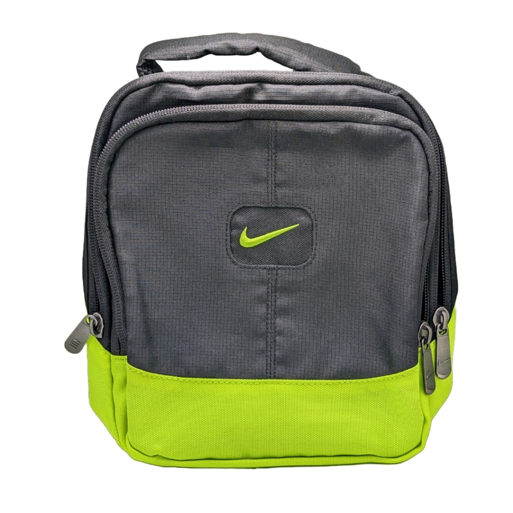 Nike Insulated Lunch Bag, Multiple Compartments, Fluorescent Green